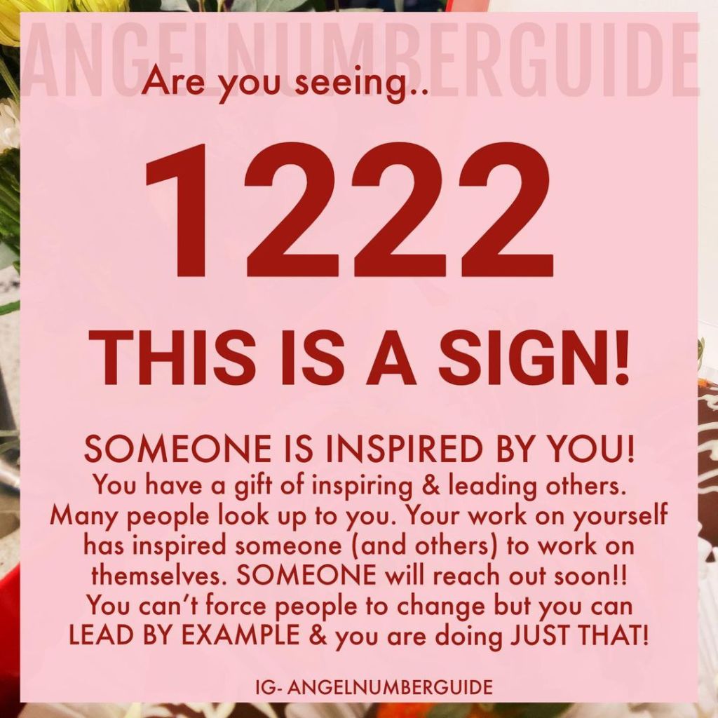 Angel Number 1222 Meaning